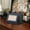 Black 35cm, variant on Elodie Desktop Organizer Cabinet Bamboo with Ventilate Door for Cosmetic Book Spice Coffee 35cm