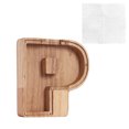 thumbnail image 2 of Agiferg Personalized Wooden Name Money Box Wooden Deposit Box Twenty Six English Letters, 2 of 6