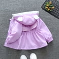thumbnail image 5 of RXIRUCGD Children's Clothing Children's Spring Coats Small And Medium-sized Children's Spring Coats( Purple, Size:4 Years ), 5 of 5