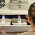 thumbnail image 4 of Twin Bed Sheets Elastic Bed Sheet Organizer Bands Alphabet Sheet Sorting with Storage Wardrobe Sorting Elastic Labels Bed Sheet Set, 4 of 7