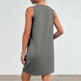 thumbnail image 4 of FAIWAD Robes d'Été pour Femmes 2024 Décontractées Sans Manches Robe Débardeur d'Été avec Poches Robe Mini Bohème de Plage, 4 of 7