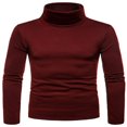 thumbnail image 4 of Chandail Col Roulé Chaud pour Hommes Tricot, 4 of 6