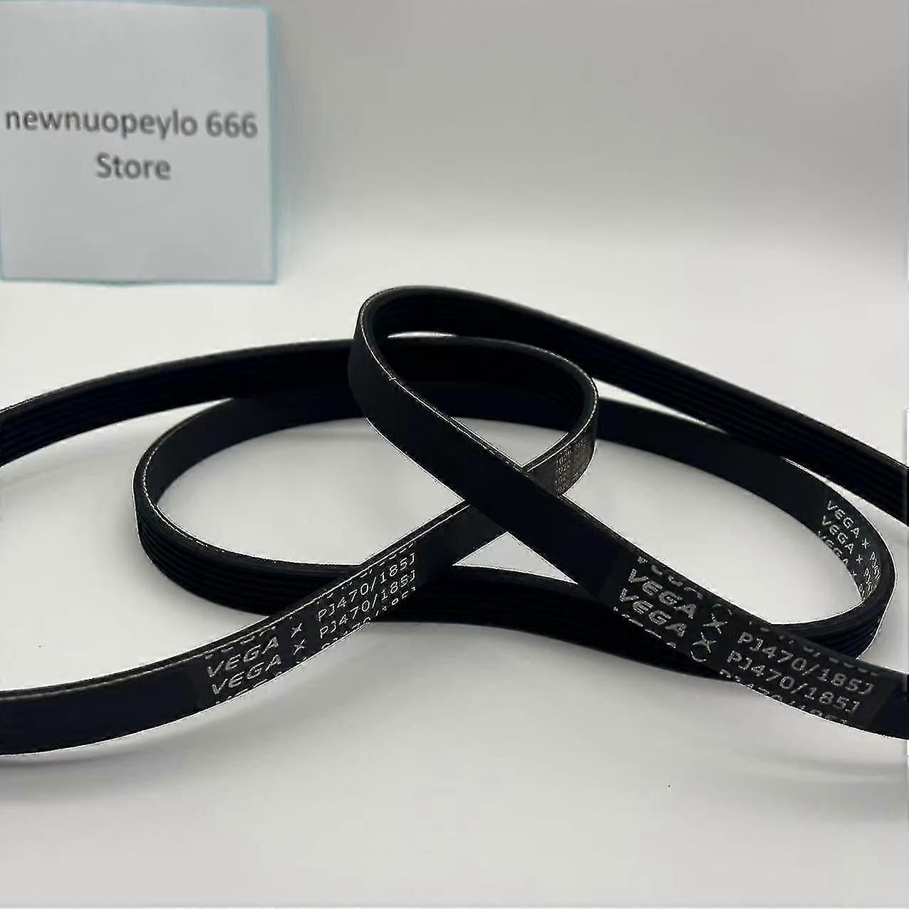 1PC 5-Rib Rubber V-Belt for Lawn Mower & Treadmill, Replacement PJ470 VEGA185J Belt