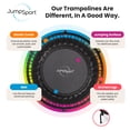 thumbnail image 2 of JumpSport 350 Pro Fitness Trampoline d'Entraînement Cardio Intérieur de 39 Pouces pour Adultes, Sarcelle/noir, 2 of 7