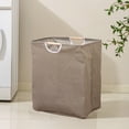 thumbnail image 4 of Foldable Waterproof Canvas Laundry Basket with Handles for Bathroom Bedroom Storage Organizer, 4 of 6