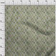 thumbnail image 3 of oneOone Polyester Spandex Green Fabric Tribal Sewing Material Print Fabric by The Yard 56 Inch Wide, 3 of 4