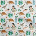 thumbnail image 1 of oneOone Polyester Spandex Green Fabric Earth Sewing Craft Projects Fabric Prints By Yard 56 Inch Wide, 1 of 4