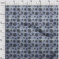thumbnail image 3 of oneOone Polyester Lycra Dusty Blue Fabric Abstracts Sewing Material Print Fabric By The Yard 56 Inch Wide, 3 of 5