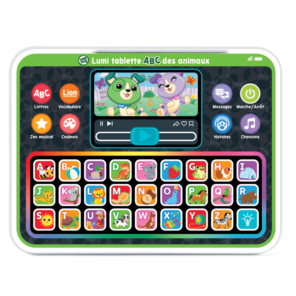 LeapFrog My First ABC Tablet Toddler Learning Toy - French Version, 12+ Months