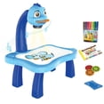 thumbnail image 1 of Children LED Projector Art Drawing Table Toys for Paint Learning (Blue), 1 of 7