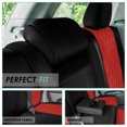thumbnail image 4 of FH Group Neoprene Waterproof Custom Fit Car Seat Covers for 2011–2021 Jeep Grand Cherokee Full Set Red, 4 of 5