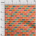 thumbnail image 2 of oneOone Polyester Spandex Orange Fabric Geometrical Sewing Craft Projects Fabric Prints By Yard 56 Inch Wide, 2 of 4