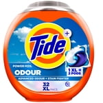 Tide Odour + Pacs anti-blanchisserie Oxi, Parfum d'origine, Odeur avancée + Stain Fighter, savon lavé les sacs détergents