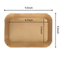 thumbnail image 2 of 100-Pack 87-Inch Disposable Parchment Paper Liners Compatible with Air Fryer Models Accessory, 2 of 6