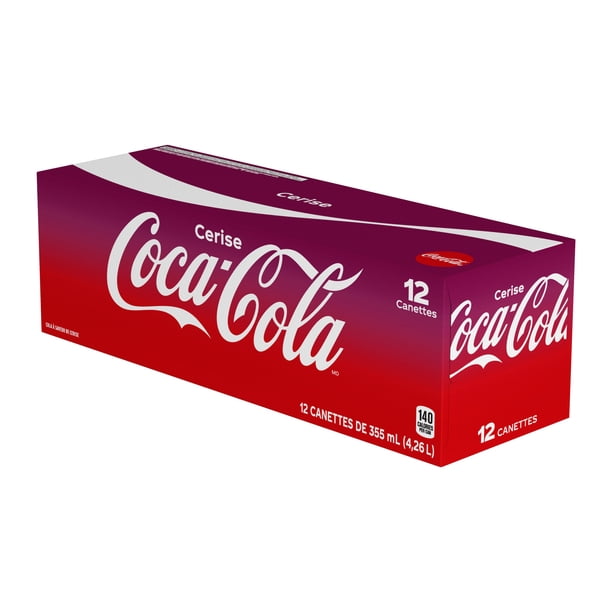 Coca-Cola Cherry Cans, 355mL, 12 Pack - Walmart.ca