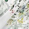 thumbnail image 5 of Spring Summer Sheer Curtains 63 Inches Long 2 Panels, Sage Green Semi Sheer Curtains Light Filtering, Eucalyptus Leaves Textured Drapes for Bedroom Living Room Dining Room, 52" X 63", 5 of 5