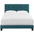 thumbnail image 4 of Amira Full Upholstered Velvet Bed (5859-SEA), 4 of 5