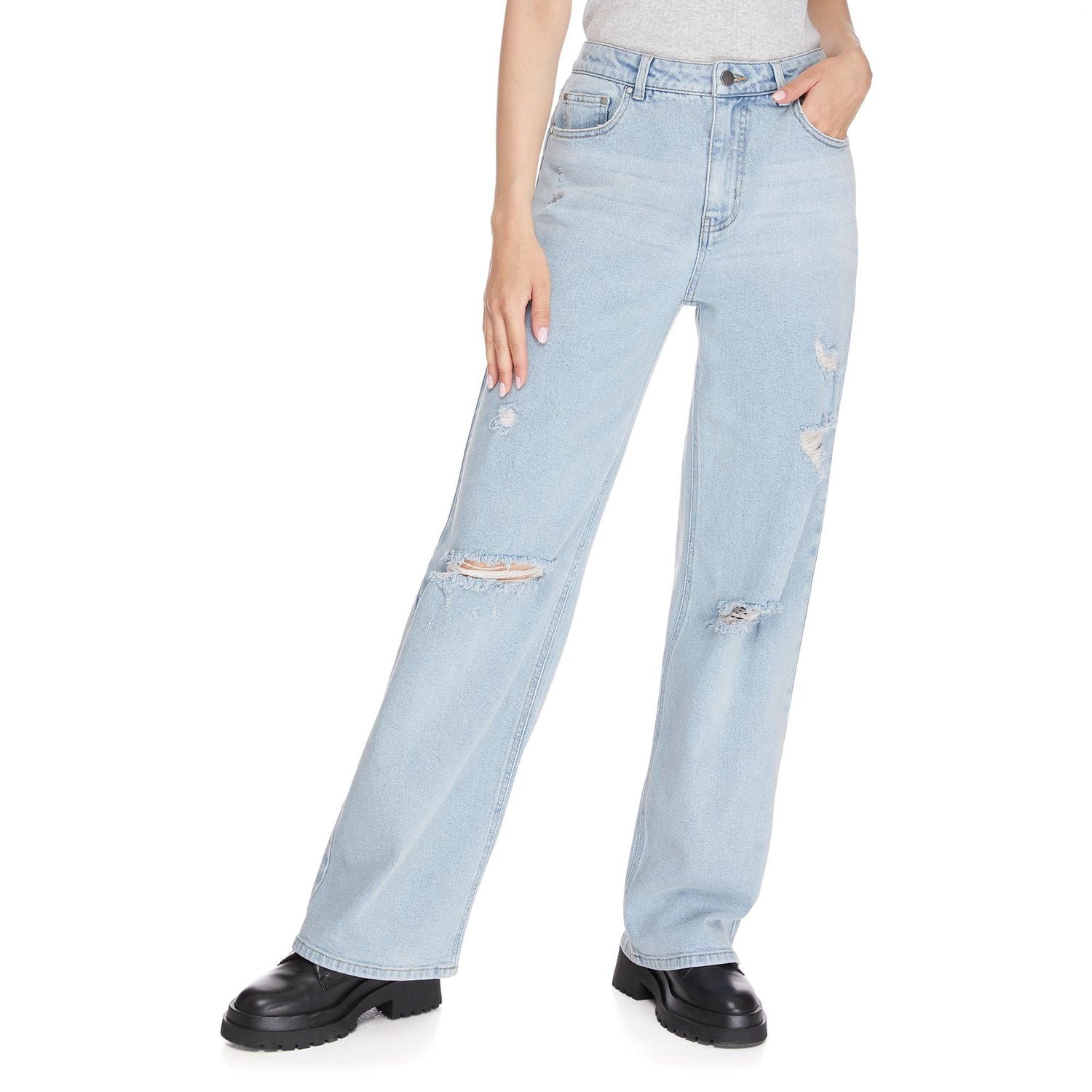 Jean à jambe large No Boundaries pour femmes