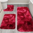 thumbnail image 5 of Dvruxg Soft Bathroom Carpet 3 Piece Bathroom Rugs and Mats Sets Non-Slip Mat Set Toilet Mat Set Bath Mats Set 3 Piece Set,with U-Shaped Toilet Floor Mat Non Slip Rugs, 5 of 5