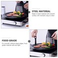 thumbnail image 3 of CHICHUMID 1 Set Black Non-Stick Grill Tray Barbecue Frying Pan Iron Black, 3 of 8