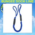 thumbnail image 2 of Elastic Boat Bungee Dock Line Bungee Pontoon Dock Lines Kayak Docking Rope Boat Dock Line Stretches to 5.5ft Blue, 2 of 9