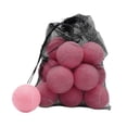 thumbnail image 2 of Lipstore 18 Pcs Balles de Tennis Résistantes à l'Usure Balles de Jeu Balles d'Entraînement Résilience 2,52 Pouces Rose Pâle, 2 of 8