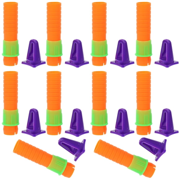 SHISUYAN 10pcs Oil Pastel Extender Crayon Extender Twistable Crayon Holder Drawing Stick Extender Drawing Crayon Sharpener Crayon Pen Cap Oil Painting Stick Extender