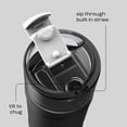 thumbnail image 4 of bubba Dualsip Water Bottle with Straw & 2-Way Lid, 18 oz (532 ml), Leakproof Stainless Steel Tumbler, Reusable, Dishwasher Safe, Lead & BPA-Free, 4 of 13