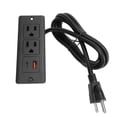 thumbnail image 2 of Recessed Power Strip with 2 Outlets, USB C and USB A Ports, Smart Charging Technology Embedded in Desktop, Ideal for Furniture Use, 2 of 7