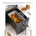 thumbnail image 4 of Plateau de Friteuse Plaque de Cuisson Fournitures de Pâtisserie Accessoire Multicolore Simple Résistance au Chauffage Format Compact Surface Lisse Lavable Gadget de Cuisine Multicolore Gris, 4 of 8