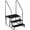 Double Handrail | 3 Steps, variant on EDTara RV Steps with Handrail, Hot Tub Steps with Handrail, Portable Pool Ladder, 660 lbs Load Capacity RV Stairs for Camper, SPA, Pool, Mobile Home