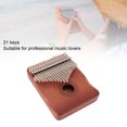 thumbnail image 4 of 21 Keys Kalimba Thumb Piano, Portable Musical Single Board Thumb Piano Instruments with Finger Protectors Suitable for Professional Music Lovers, 4 of 7