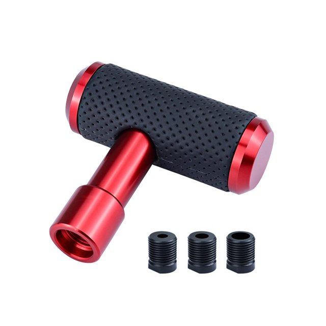 Miulika Automobile Car Aluminum Alloy Automatic Gear Knobs For Most MT Transmission Red