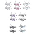 thumbnail image 2 of Multiple Jean Trouser Scarf Hangers For Men Women ABS Multi-functional 2PCS Storage Artifact Stainless Steel Pants Hook, 2 of 14
