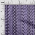 thumbnail image 2 of oneOone Cotton Silk Purple Fabric Asian Block Craft Projects Decor Fabric Printed By The Yard 42 Inch Wide, 2 of 4