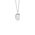 thumbnail image 2 of Angara Collier en Diamant Naturel - Collier Solitaire en Diamant Rond Serti Clos en Platine pour Femmes, 2 of 10
