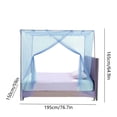 thumbnail image 3 of Birdeem Bed Canopy Mosquito Net,Pop Up Design with One Side Opening Canopy Netting for Twin Bed Indoor Outdoor Use,Easy Setup No Bed Frame Needed for Home and Room Decoration, 3 of 7