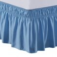 thumbnail image 1 of CNKOO Ruffled Grey King Size Bed Skirt  Dust Ruffle for King Bed with 15” Drop  Soft and Solid Microfiber  Classic Style  California King  Silver Gray Bedskirts, 1 of 8