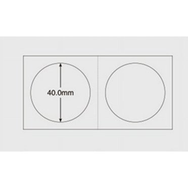 50 Pcs Porte-Monnaie Carrés en Carton Fournitures pour Pièces Collection d'Album de Pièces Tampon de Phare Porte-Monnaie Étui de Protection Rangement