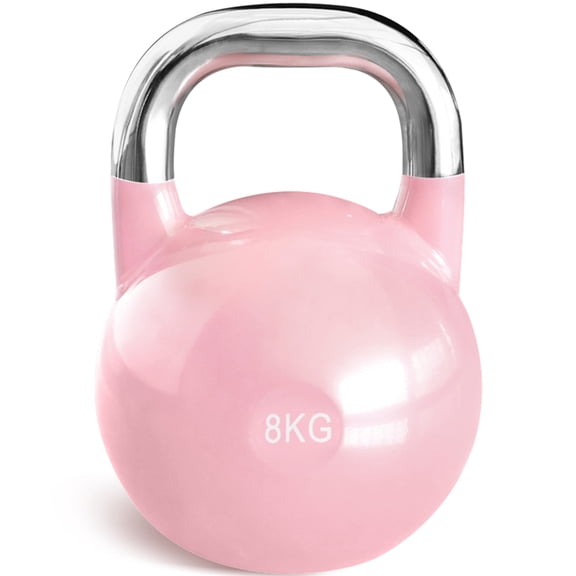 PRISP Competition Kettlebells 8-32 kg - Poids en Acier de Qualité Pro pour Gym à Domicile, Haltérophilie, Mise en Forme et Exercice