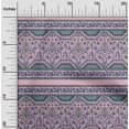 thumbnail image 1 of oneOone Viscose Chiffon Fabric Leaves & Floral Block Printed Fabric 1 Yard 42 Inch Wide, 1 of 4