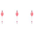 thumbnail image 4 of QualitChoice Canne à Pêche Dérivante Étanche Rotation 360° Mousse Lumineuse Alarme Dérivantes Forte Résistance à la Traction pour Eau Salée Rose 3ensemble, 4 of 6