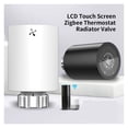 thumbnail image 1 of Tuya Actionneur de Radiateur Intelligent, Valve TRV Thermostat Automatique Programmable Température Commande Vocale pour Alexa Google Home, Économisez de l'Énergie, 1 of 7
