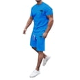 thumbnail image 3 of Men's Suits Quick-Dit Summer Tracksuit for Everyday Casual Outdoor Travel Performance Athletic Set, 3 of 5
