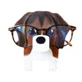 thumbnail image 1 of Wooden Animal Glasses Holder Cute Cartoon Design Fine Workmanship Eyeglass Storage Rack Decorative Ornament, 1 of 10