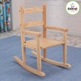 thumbnail image 2 of KidKraft Kids Wood 2-Slat Rocker Wood Rocking Chair - Natural | 18121, 2 of 4