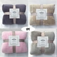 thumbnail image 1 of Dvkptbk Soft Warm Plaid Fleece Bed Blanket Large Mesh Flannel Blankets Thick Breathable, 1 of 3