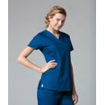 thumbnail image 1 of Haut de Sarrau Uni à Col en V COOLMAX pour Femmes EON, 1 of 2