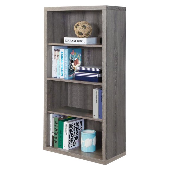 Monarch Specialties Étagère À Livres, Étagère, Étagère, 5 Niveaux, 48"h, Bureau, Chambre À Coucher, Stratifié, Brun, Contemporain, Moderne