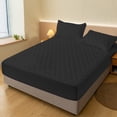 thumbnail image 4 of Cagogo under $5 Waterproof Bed Sheet, Waterproof Mattress Protector, Non Slip Fitted Bed Sheet, Full Coverage Mattress Cover, Soft Breathable Bedding Protection, Queen Size Mattress Encasement, 4 of 6